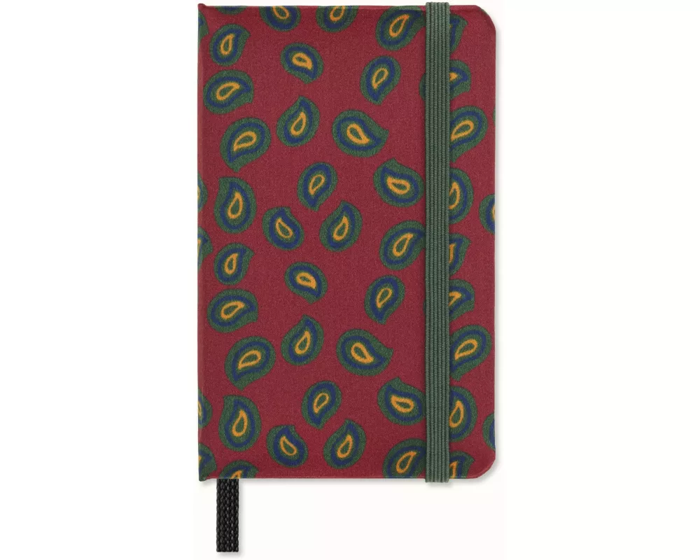 Moleskine Silk Notizbuch, XS, blanko, fester Einband, Bordeaux