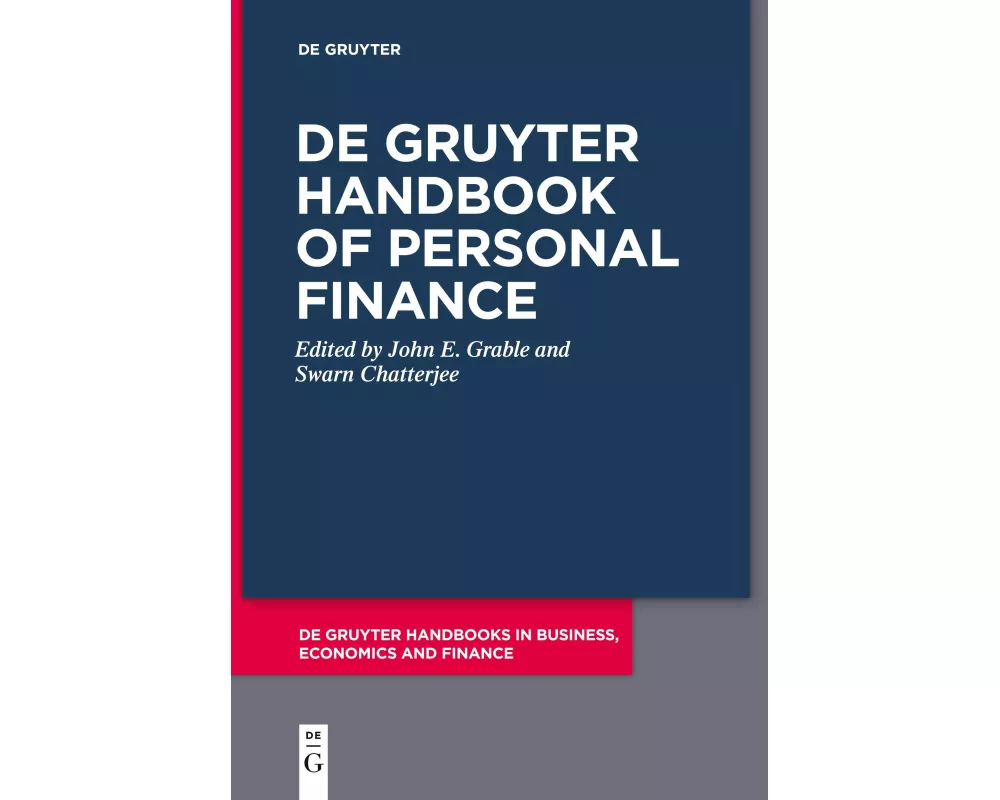 De Gruyter Handbook of Personal Finance