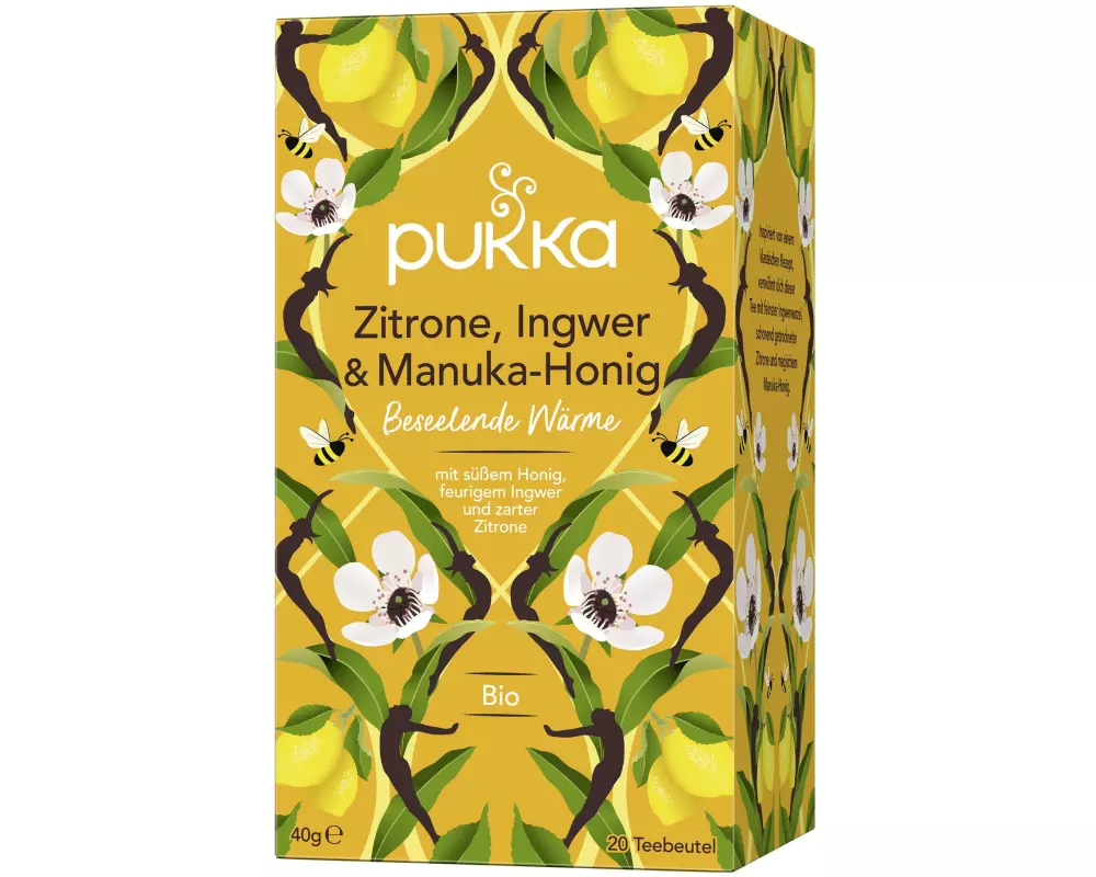 Pukka Teebeutel Zitrone, Ingwer & Manuka-Honig 20 Stück
