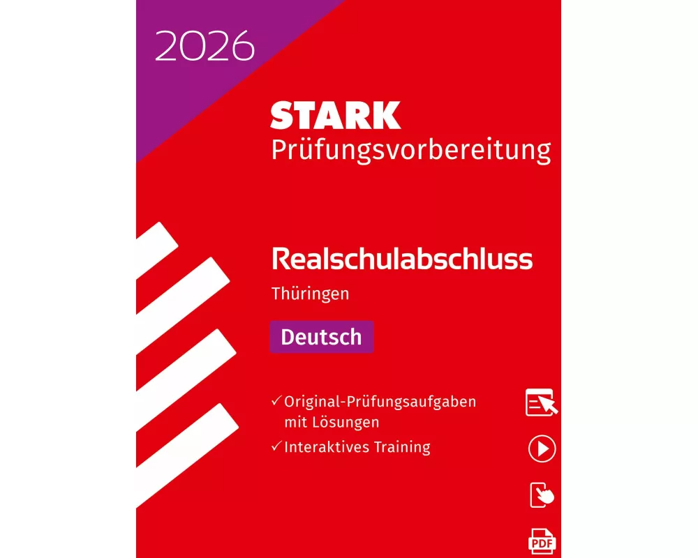 STARK Deutsch - Realschulabschluss 2026 Thüringen - Prüfungsvorbereitung
