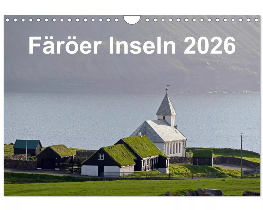 Färöer Inseln 2026 (Wandkalender 2026 DIN A4 quer), CALVENDO Monatskalender
