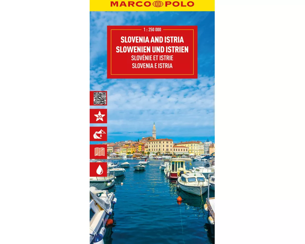 MARCO POLO Reisekarte Slowenien und Istrien 1:250.000