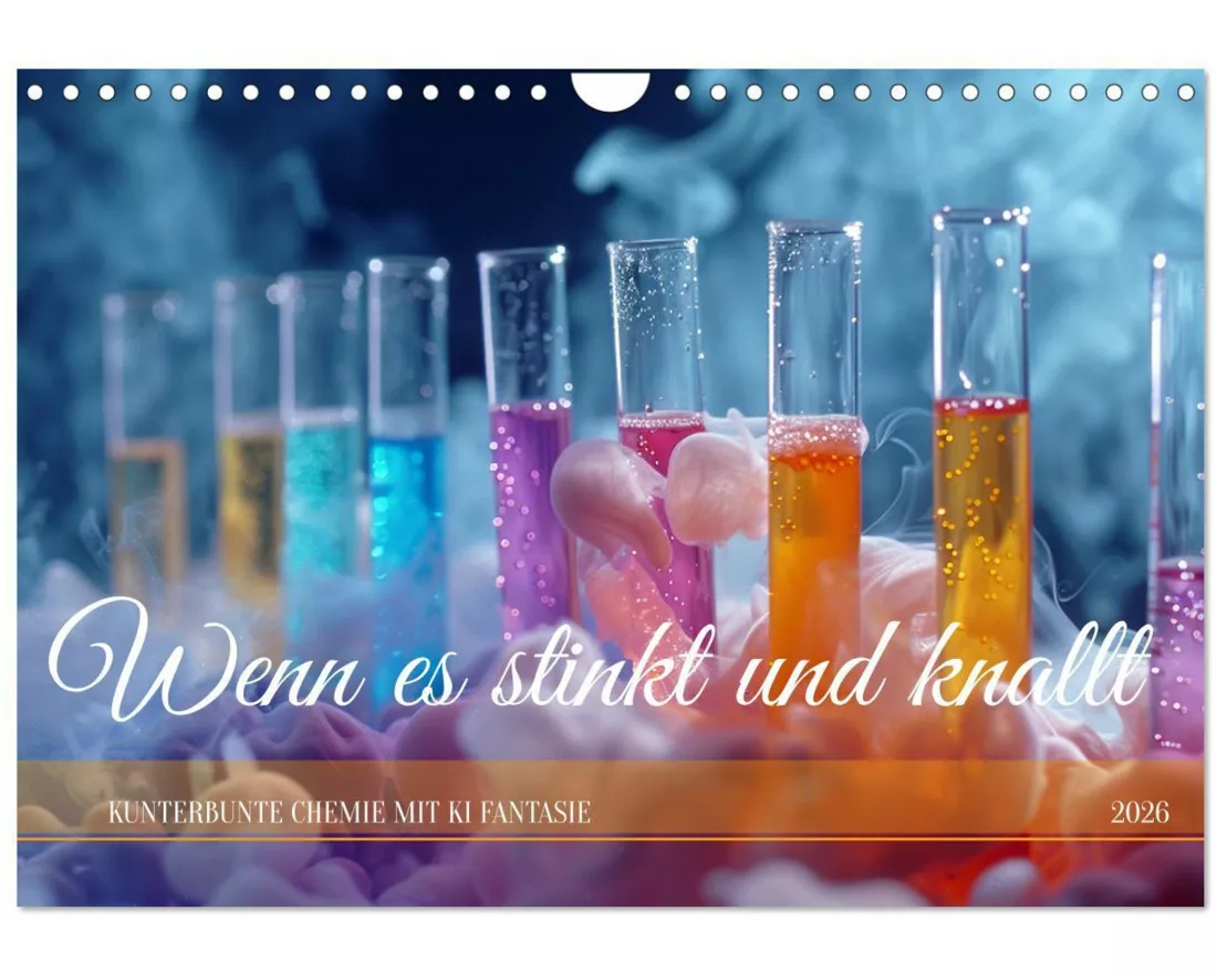 Wenn es stinkt und knallt (Wandkalender 2026 DIN A4 quer), CALVENDO Monatskalender