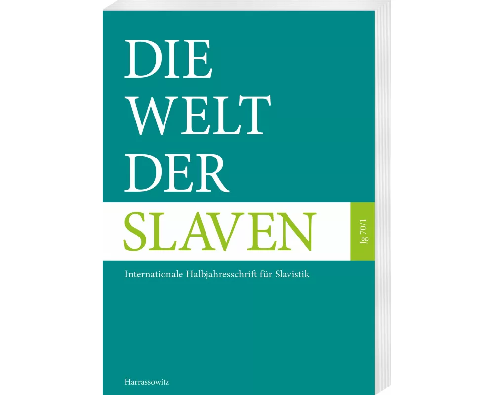 Die Welt der Slaven 70 (2025) 1