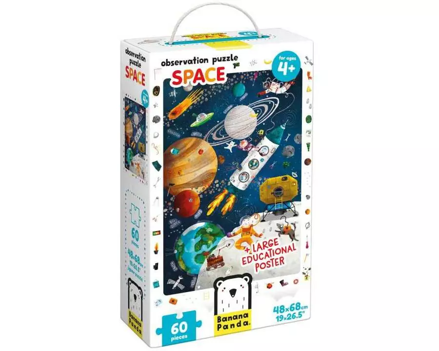 Banana Panda Puzzle Observation Space Pappe 60 Teile