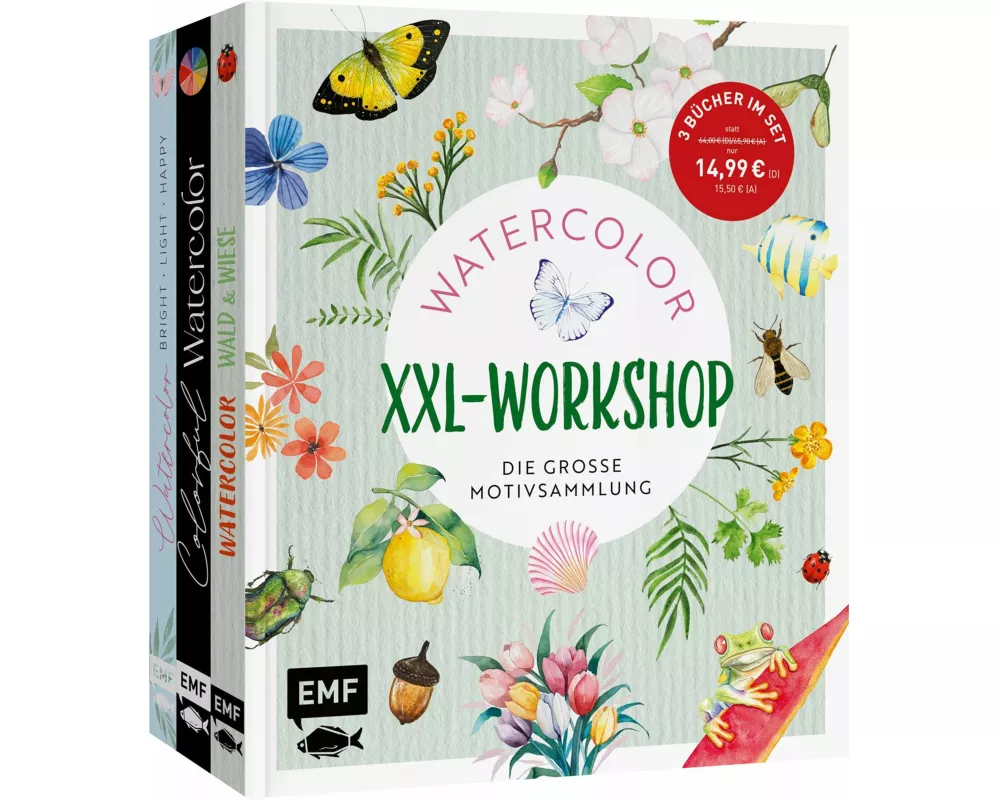 Der Watercolor-XXL-Workshop – Die große Motivsammlung