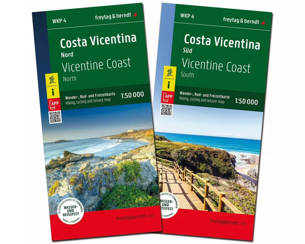 freytag & berndt Wanderkarten-Set Costa Vicentina 1:50.000