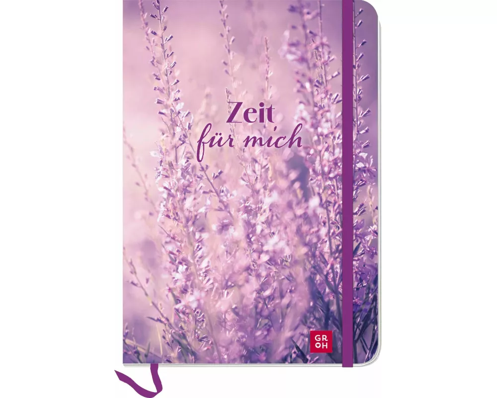 Notizbuch Zeit für mich Lavendel