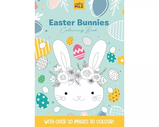 Easter Bunnies Colouring Book