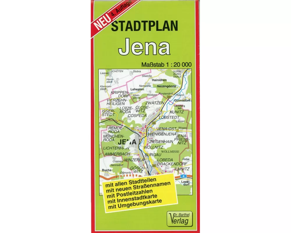 Stadtplan Jena 1 : 20 000