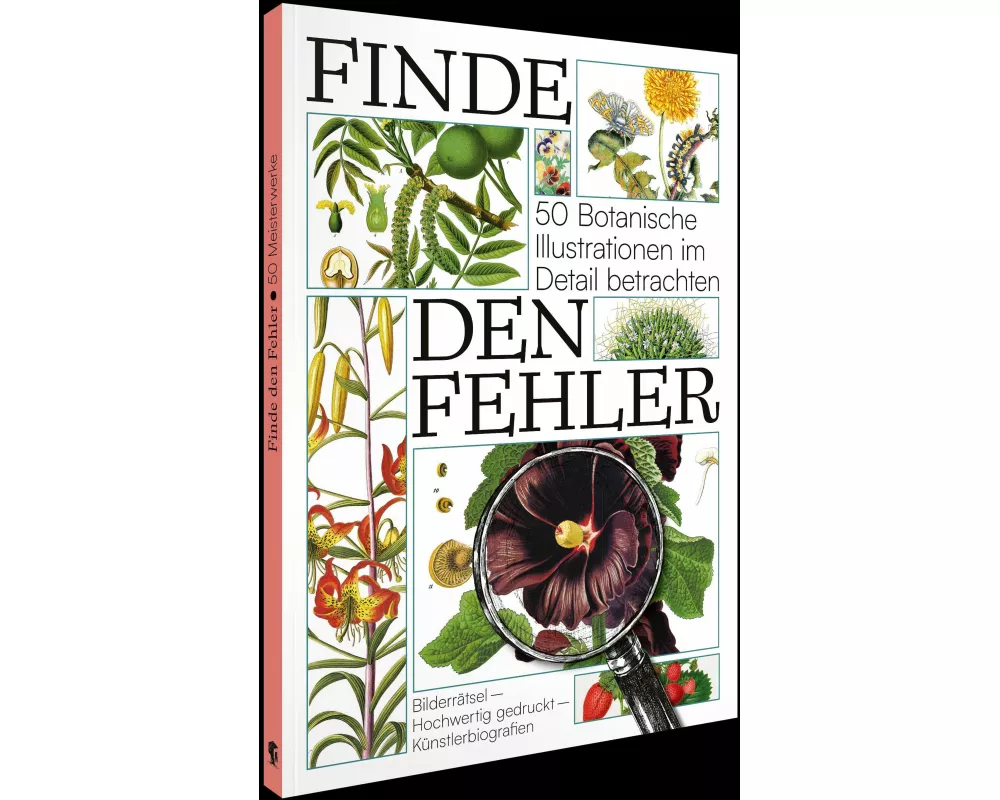 Finde den Fehler - 50 Botanische Illustrationen