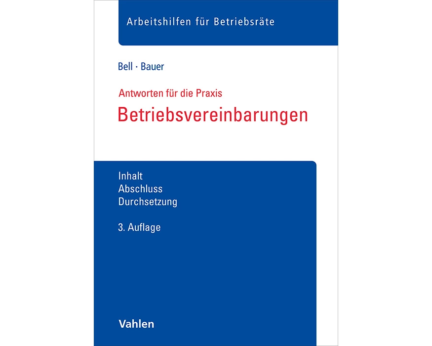 Betriebsvereinbarungen