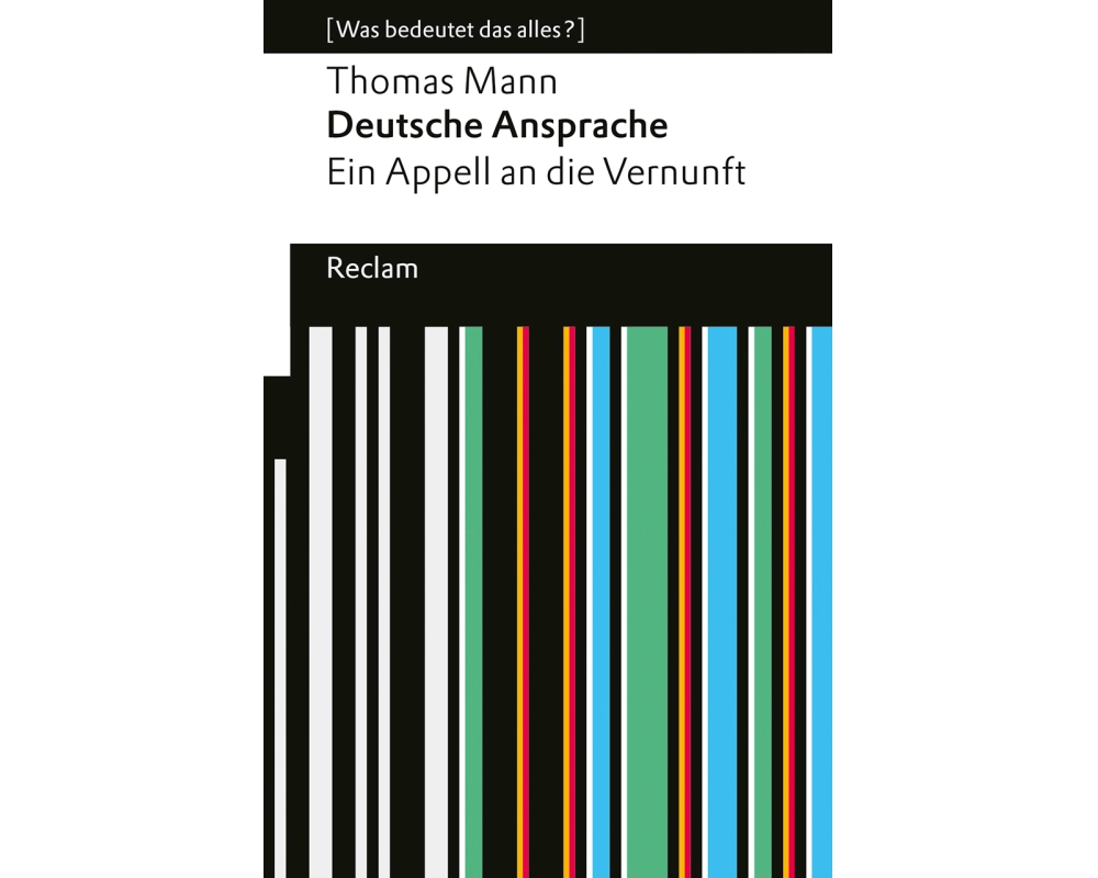 Deutsche Ansprache. Ein Appell an die Vernunft