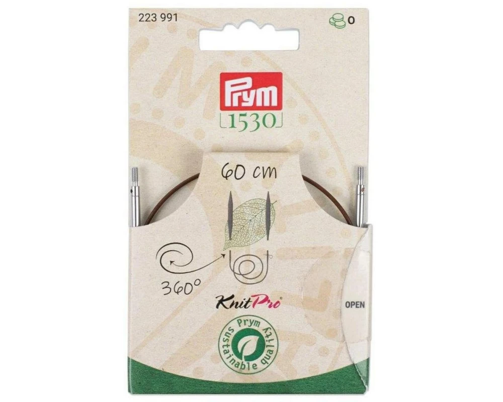 Prym 1530 Natural Kunststoffseil und Zubehör 360° drehbar, 60 cm