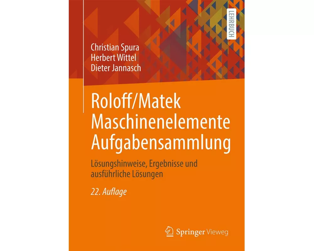 Roloff/Matek Maschinenelemente Aufgabensammlung