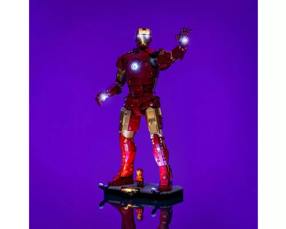 Light My Bricks LED-Licht-Set für LEGO Iron Man Mark 3 Sammleredition