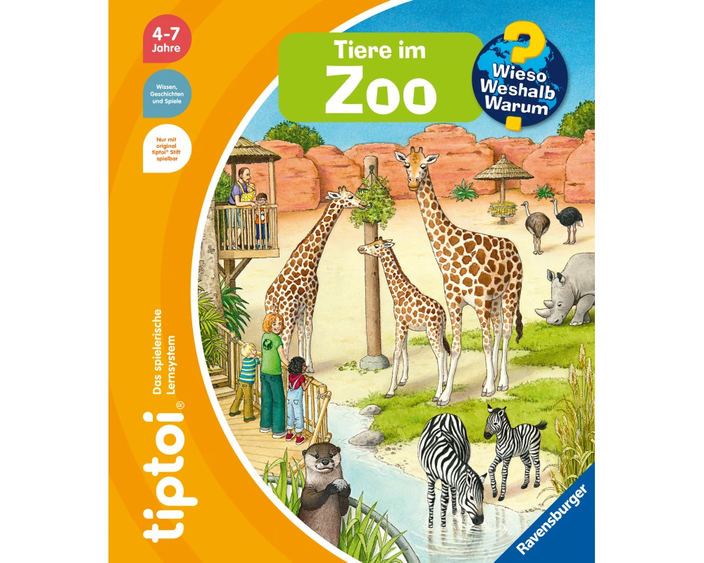tiptoi Wieso? Weshalb? Warum? - Tiere im Zoo