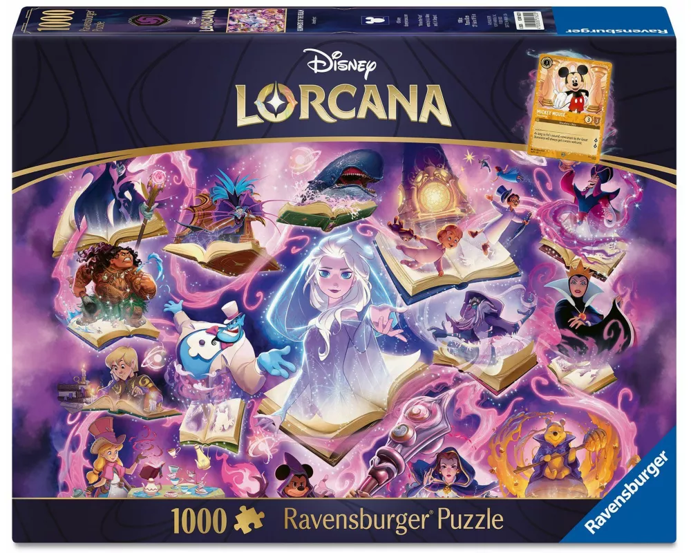 Erwachsenenpuzzle 1000 Teile - Disney Lorcana - Glimmers of the Realm: Amethyst
