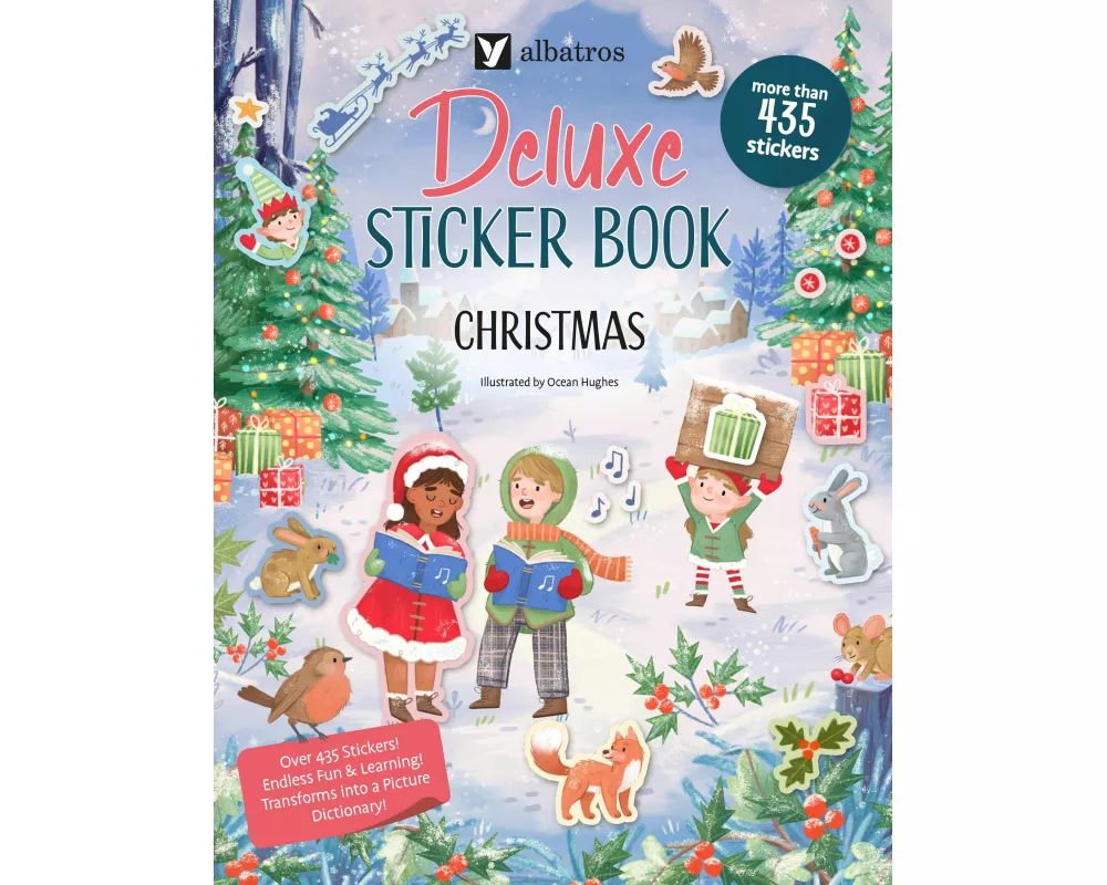 Deluxe Sticker Book: Christmas