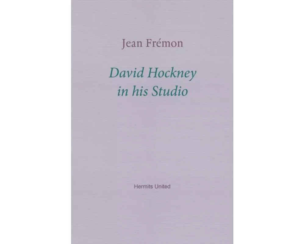 David Hockney in his Studio