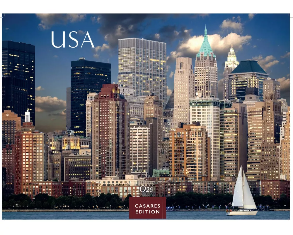 USA Kalender 2026 - Wandkalender | Fotokalender Nordamerika 35x50cm - Faszinierende Landschaften & Städte Amerikas, stimmungsvoll & dekorativ fürs Zuh
