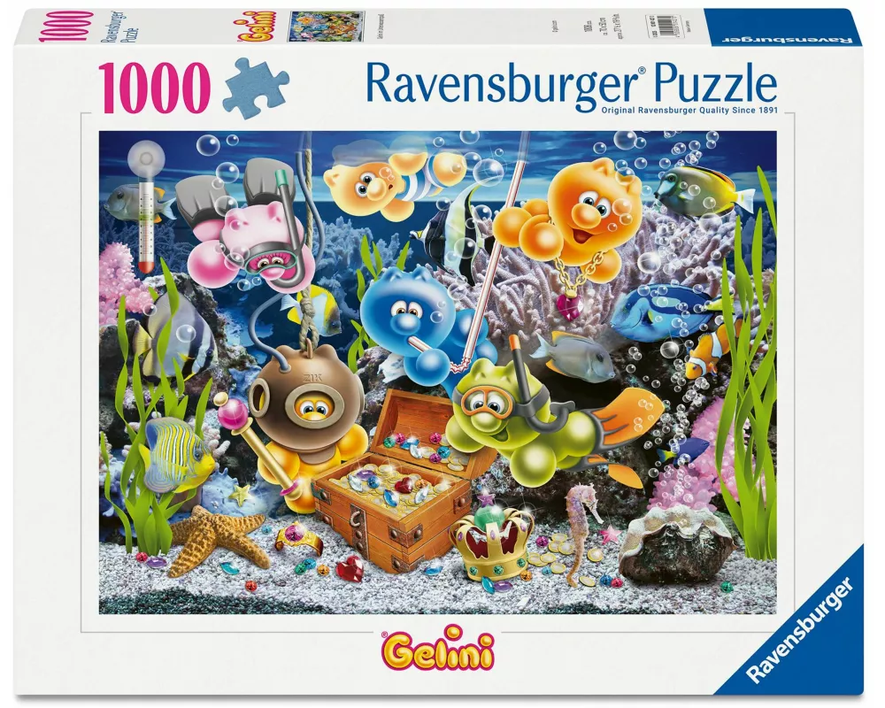 Erwachsenenpuzzle 1000 Teile - Gelini im Unterwasserspaß
