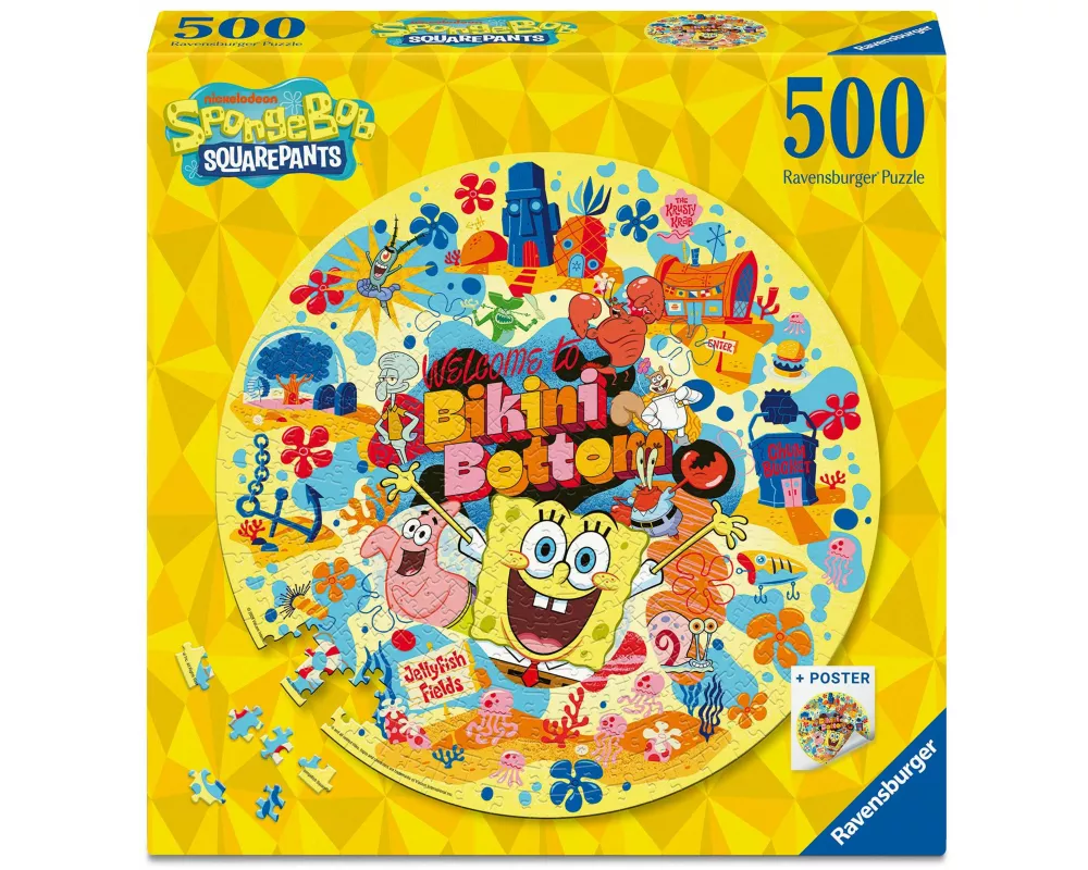 Erwachsenenpuzzle 500 Teile - SpongeBob Schwammkopf - Spongebob