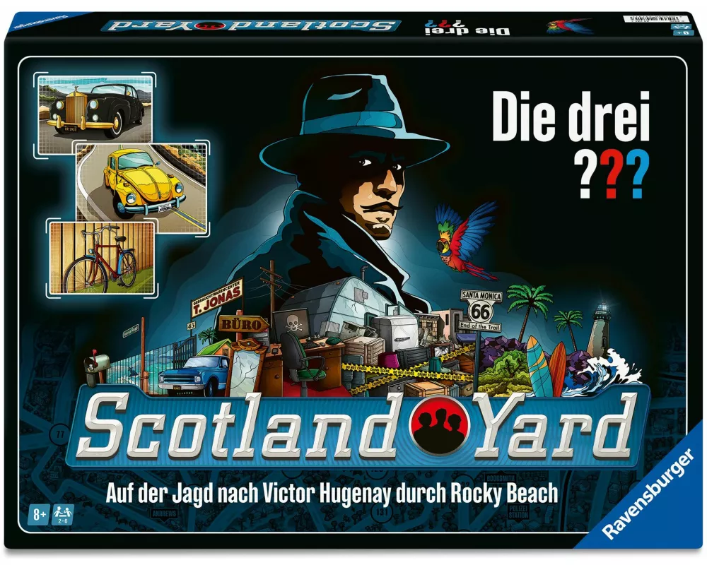 Die drei ??? Scotland Yard - Gesellschaftsspiel & Brettspiel ab 8 Jahre