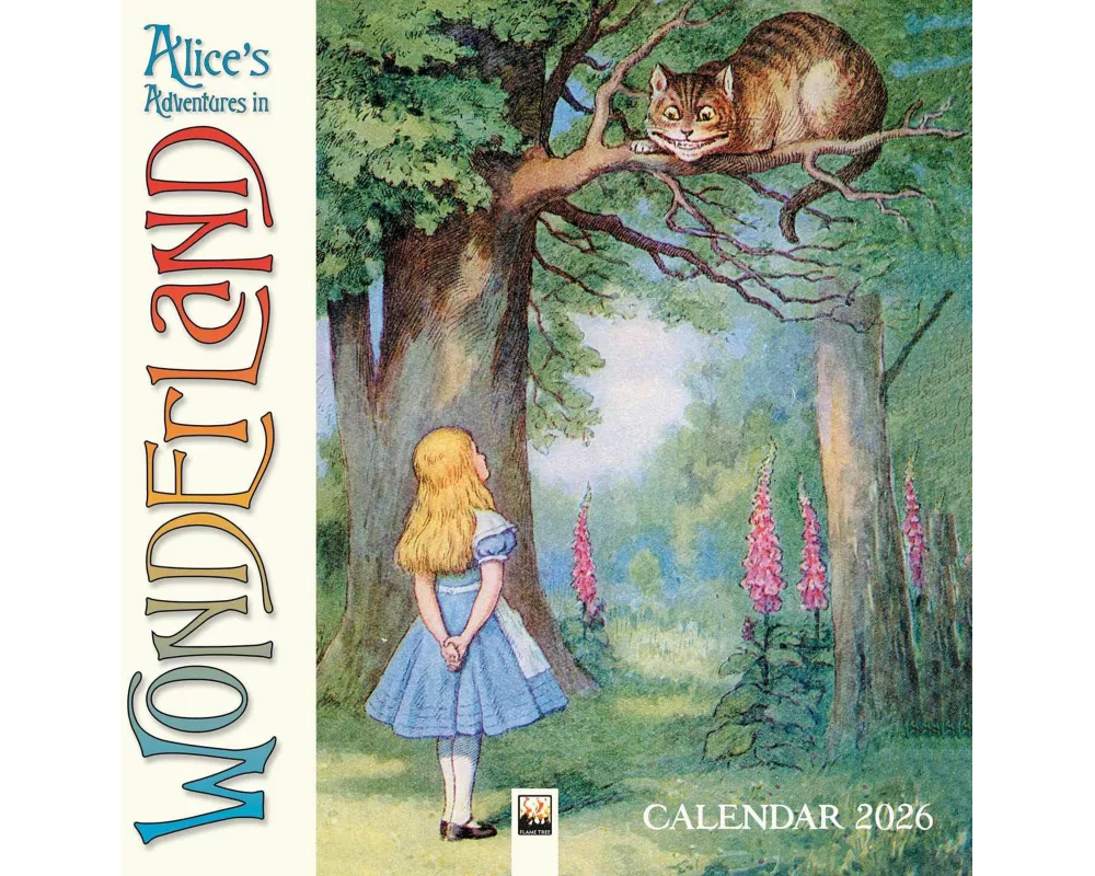 Alice's Adventures in Wonderland Wall Calendar 2026 (Art Calendar)