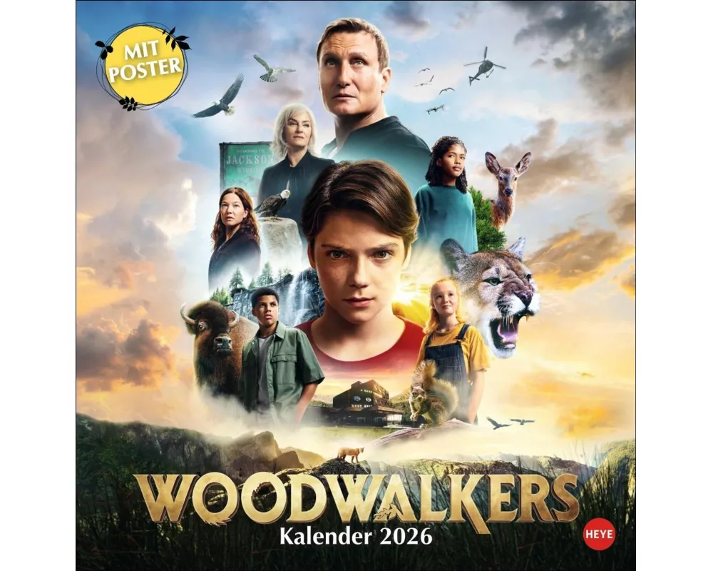 Woodwalkers Broschurkalender 2026