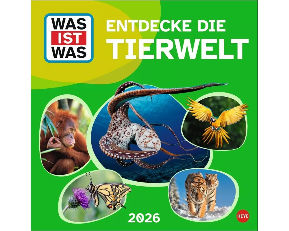 WAS IST WAS Tierwelt Broschurkalender 2026