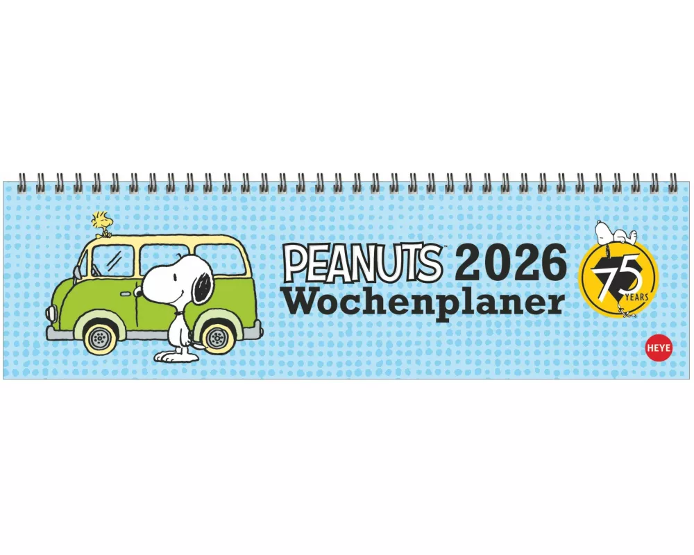 Peanuts Wochenquerplaner 2026