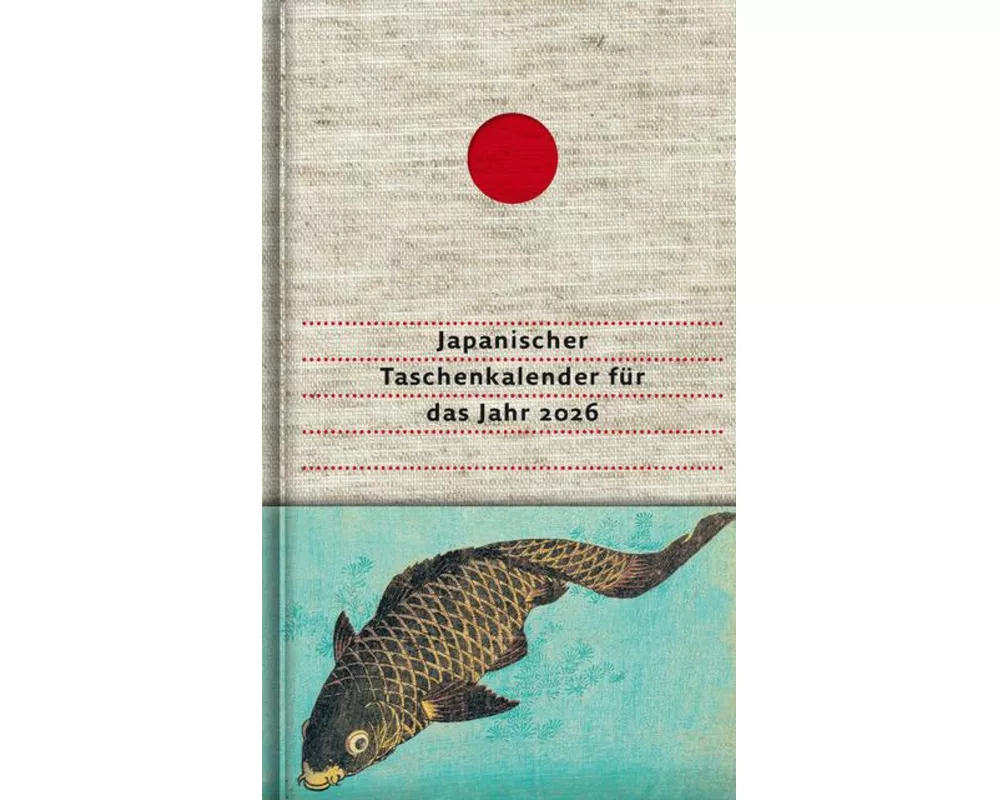 Japanischer Taschenkalender für das Jahr 2026