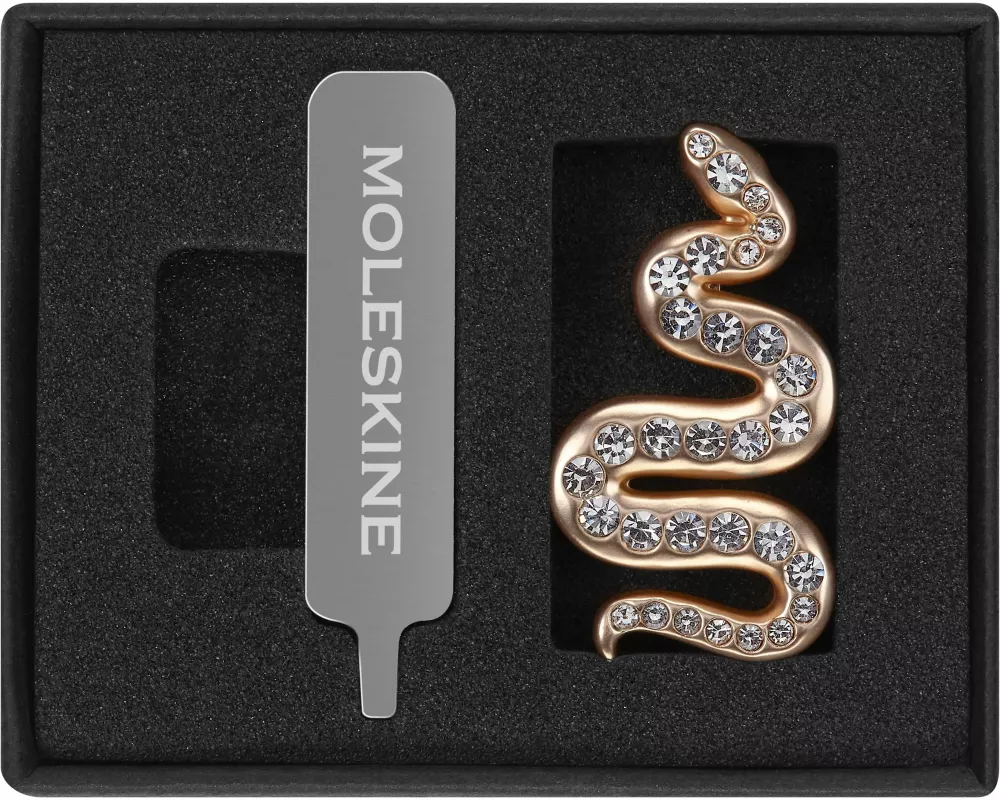 Moleskine Pin Kristallschlange