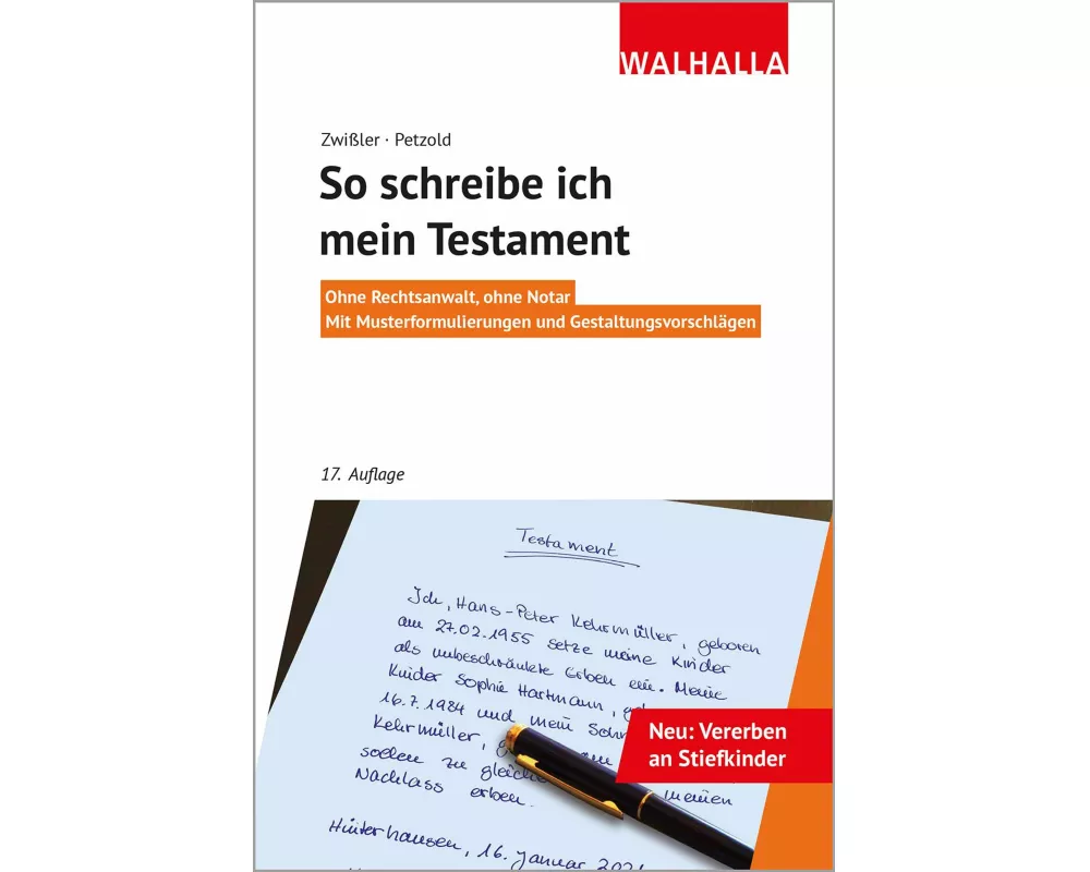 So schreibe ich mein Testament