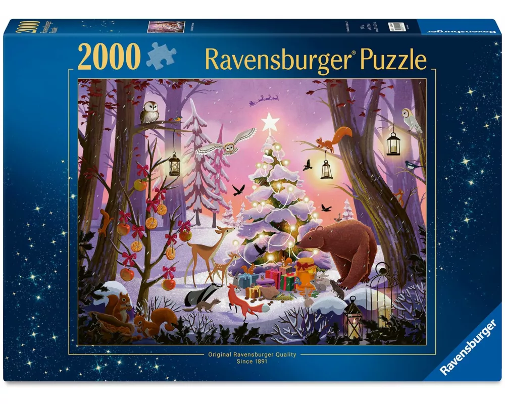 Erwachsenenpuzzle 2000 Teile - Weihnachten im Wald