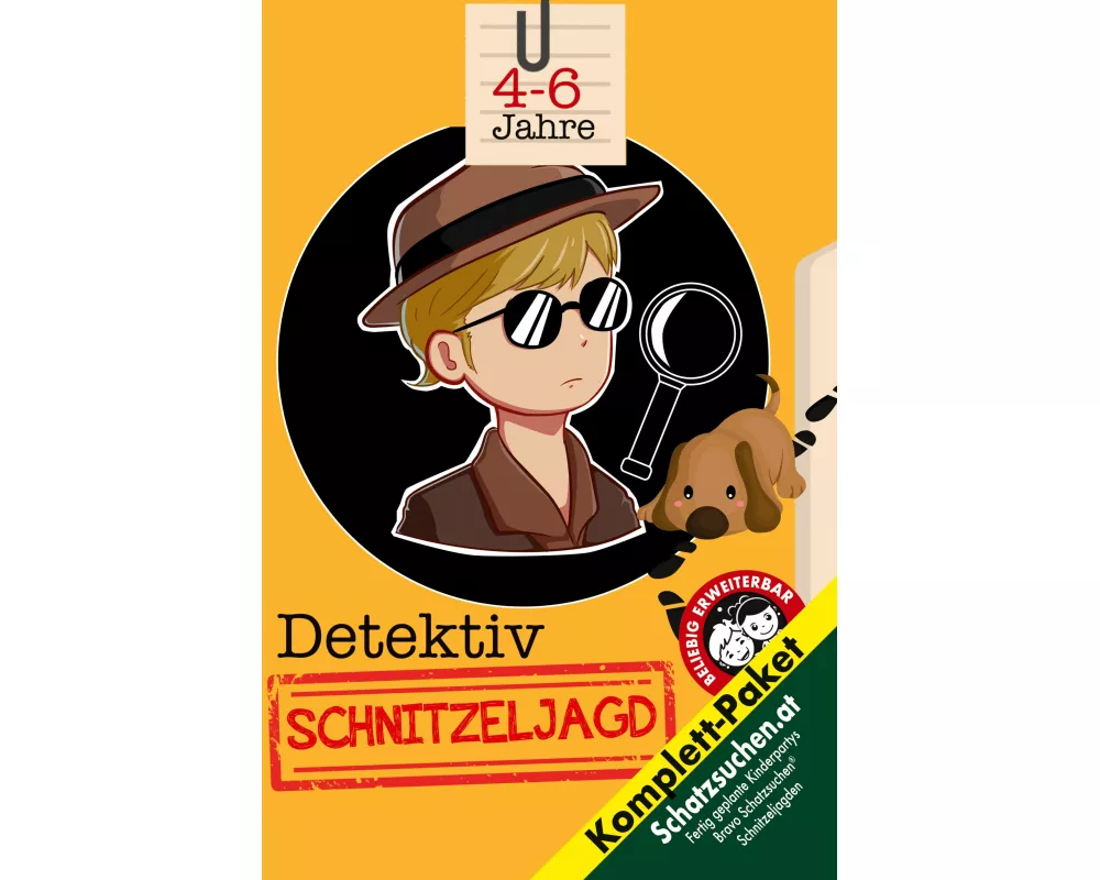 Schatzsuche Detektiv Kindergeburtstag 4-6 Jahre