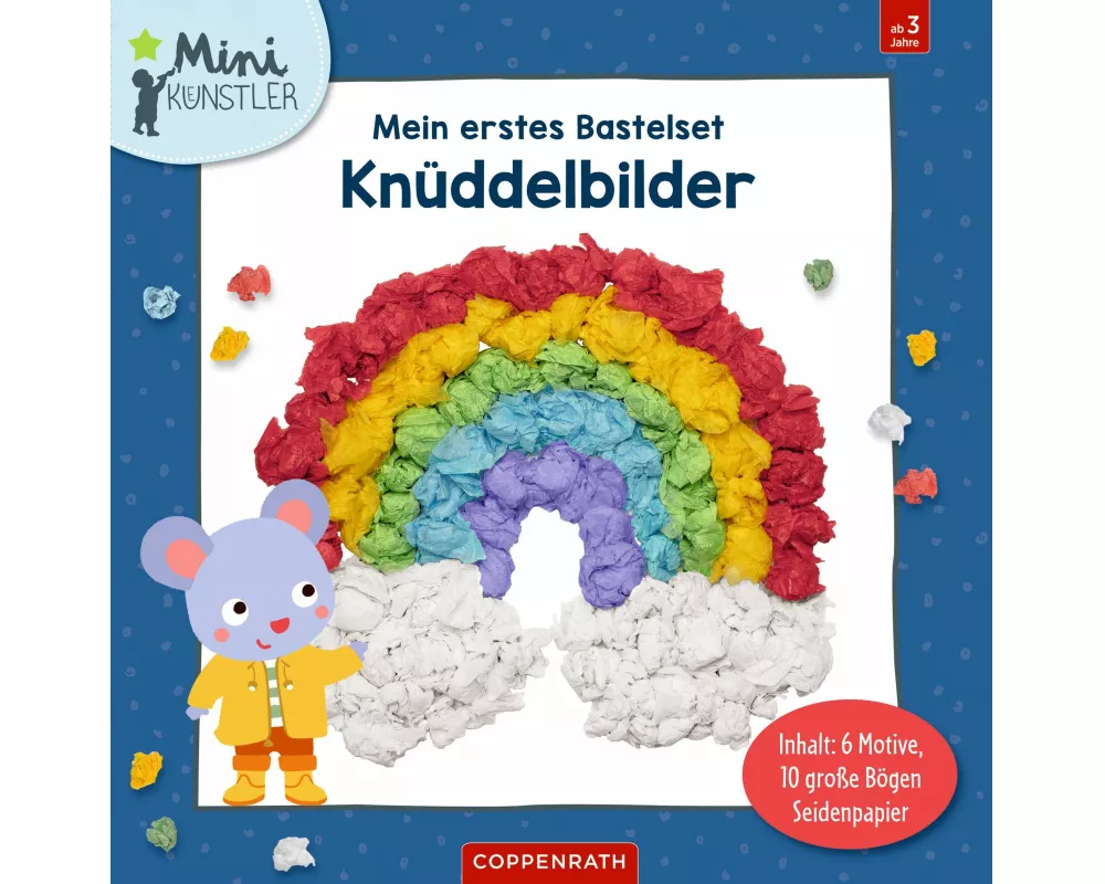 Mein erstes Bastelset: Knüddelbilder (Regenbogen)