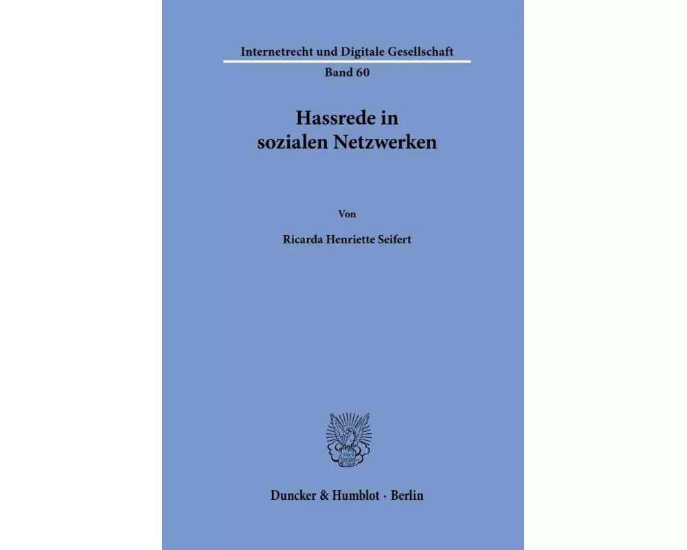 Hassrede in sozialen Netzwerken