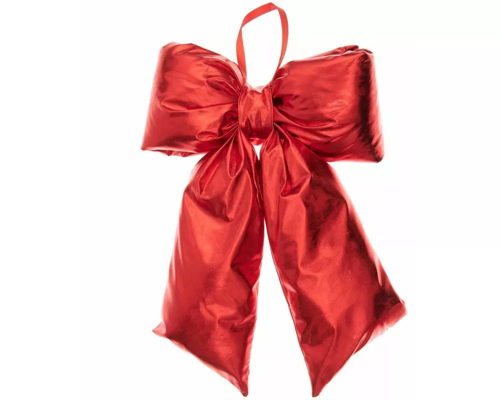 Weihnachtsschleife zum Hängen, rot, 36x25x6cm