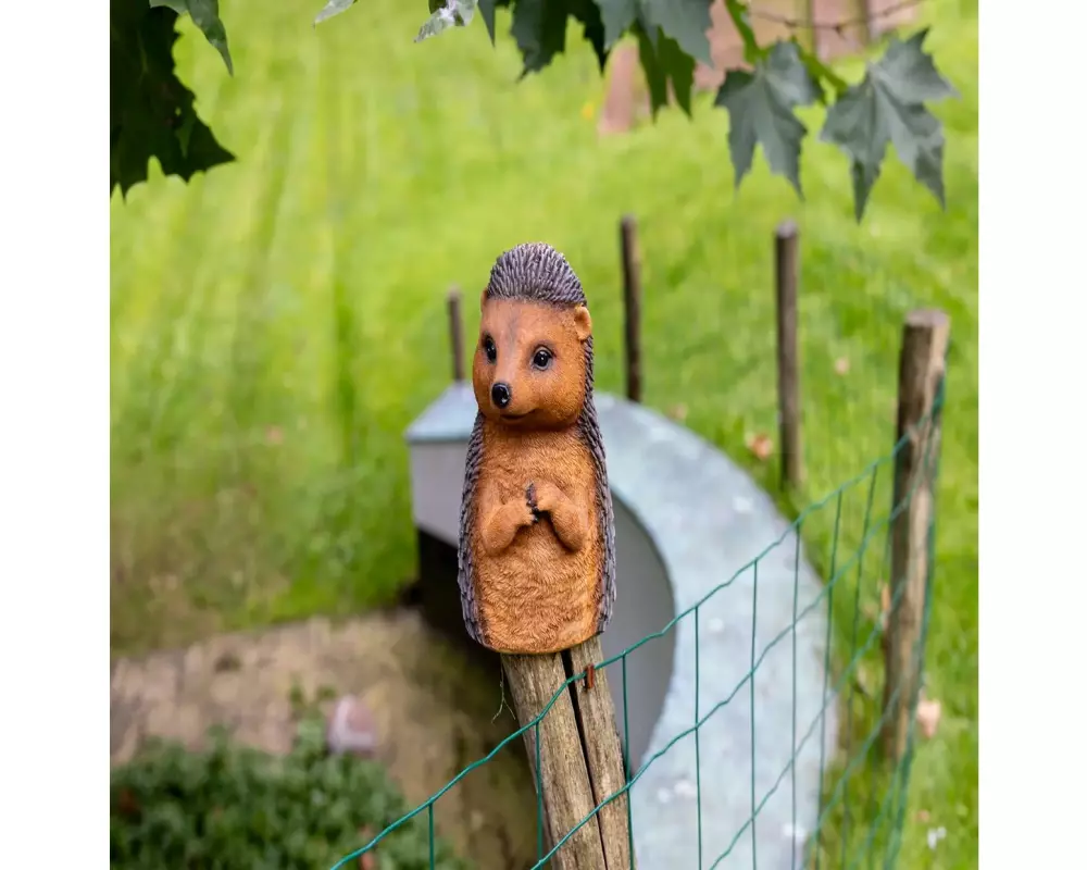 Esschert Design Zauntier Igel Braun