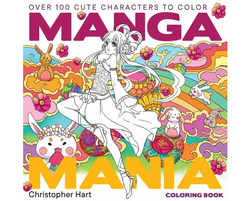 Manga Mania Coloring Book