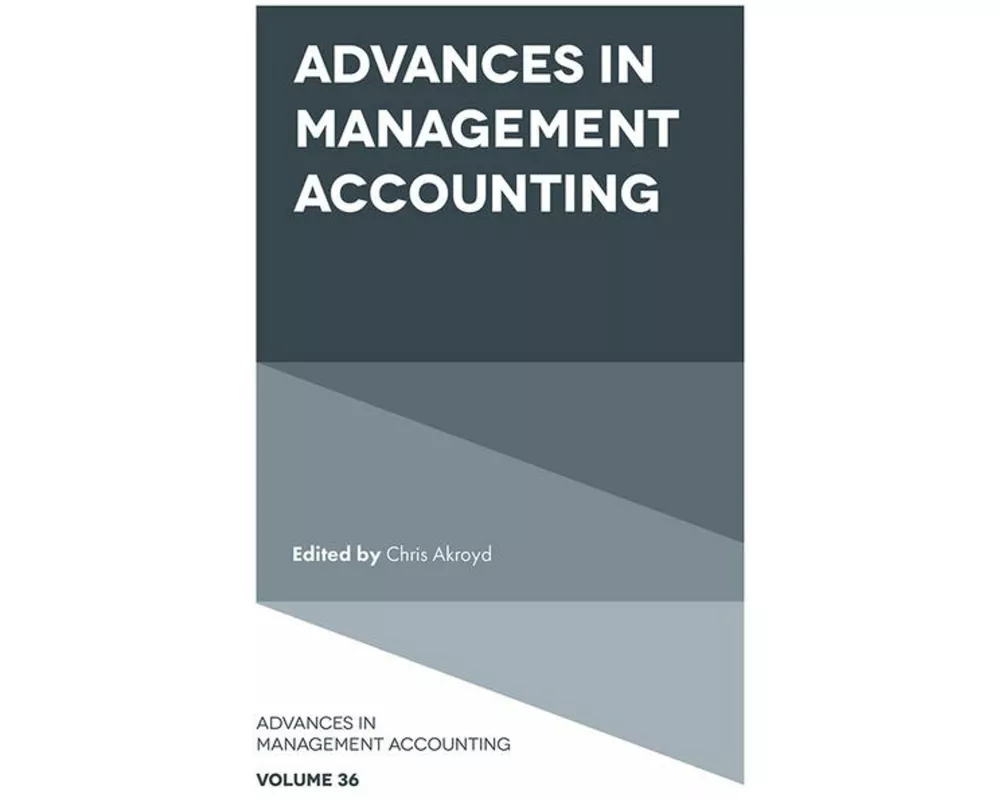 Advances in Management Accounting