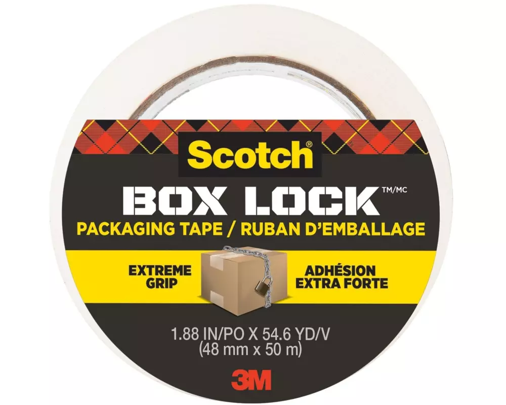 Scotch Verpackungsband Box Lock 48 mm x 50 m, 1 Rolle