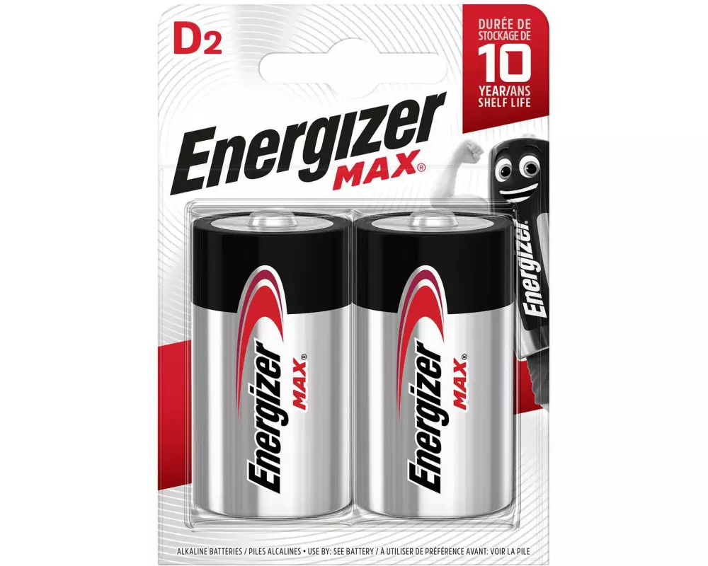 Energizer Batterie MAX Mono D , 2 Stück
