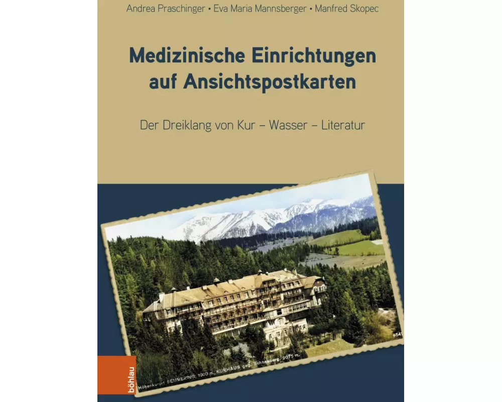 Medizinische Einrichtungen auf Ansichtspostkarten