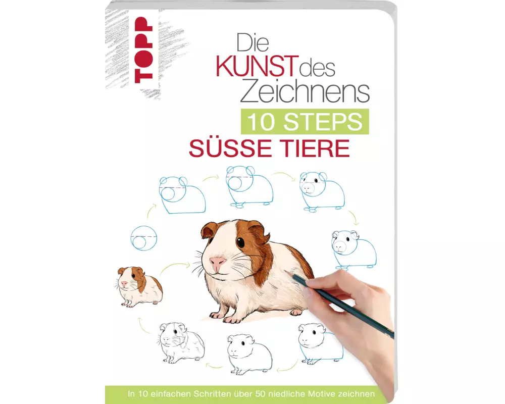 Die Kunst des Zeichnens 10 Steps - Süße Tiere