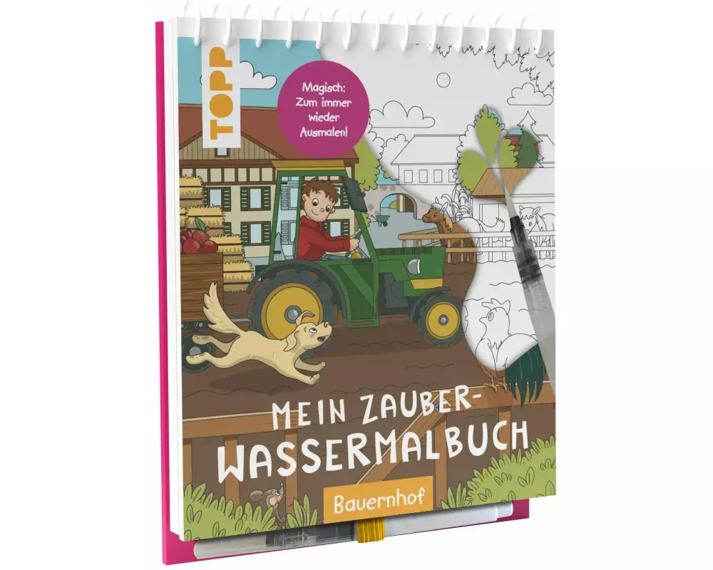 Mein Zauber-Wassermalbuch Bauernhof