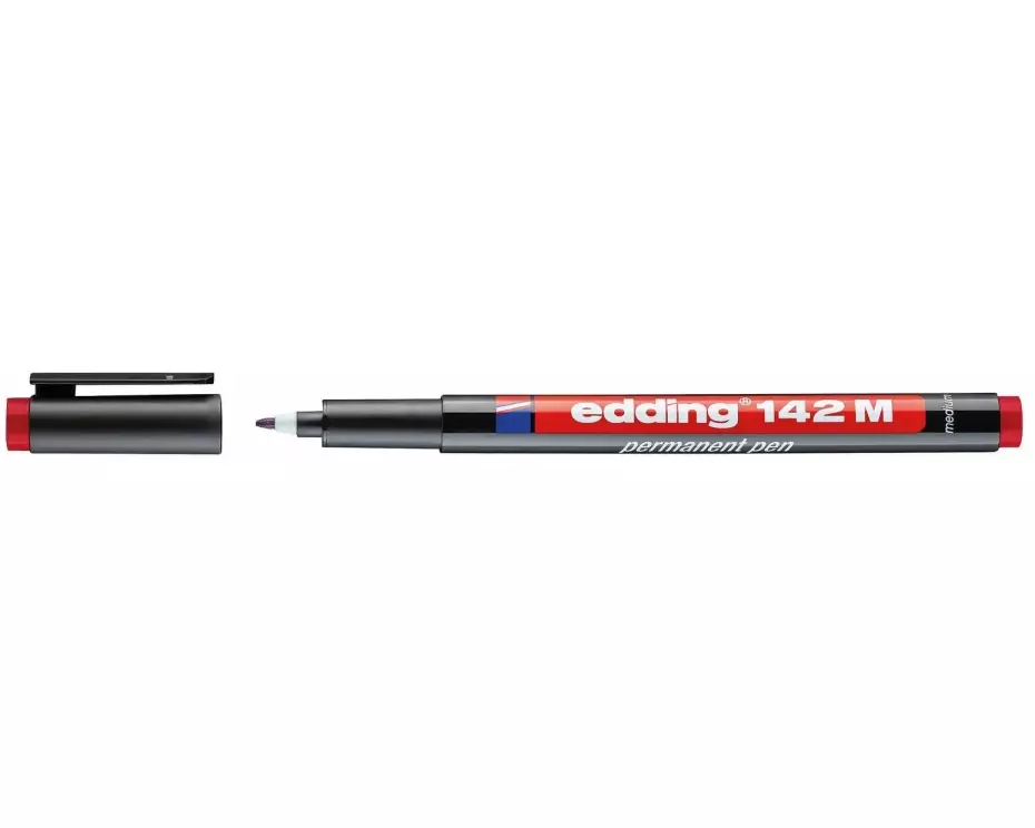 edding Permanent-Marker OHP M, 1.0 mm, Rot