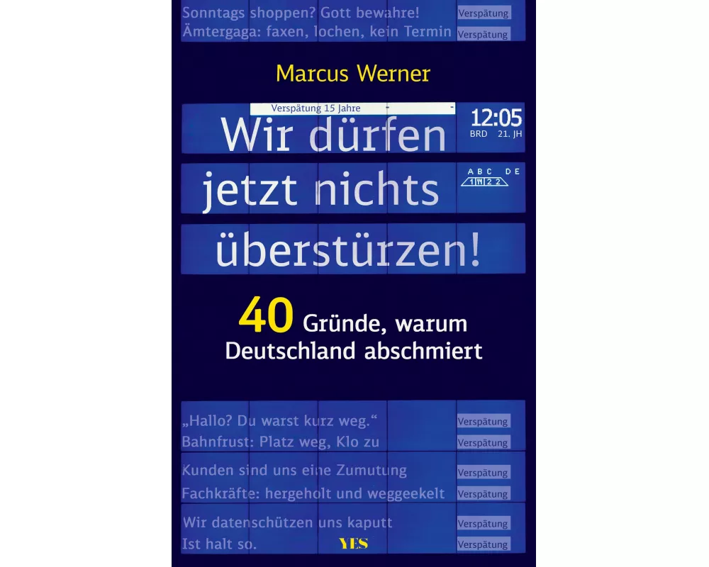 Wir dürfen jetzt nichts überstürzen!